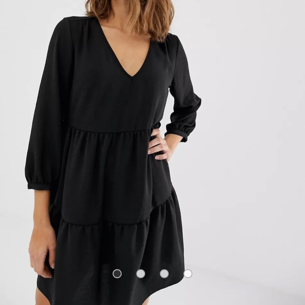 Black smock dress